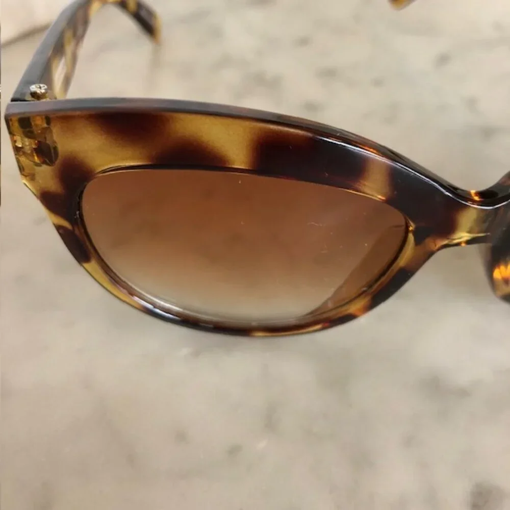 JANIE AND JACK Tortoise Cat Eye Variegated Sunglasses